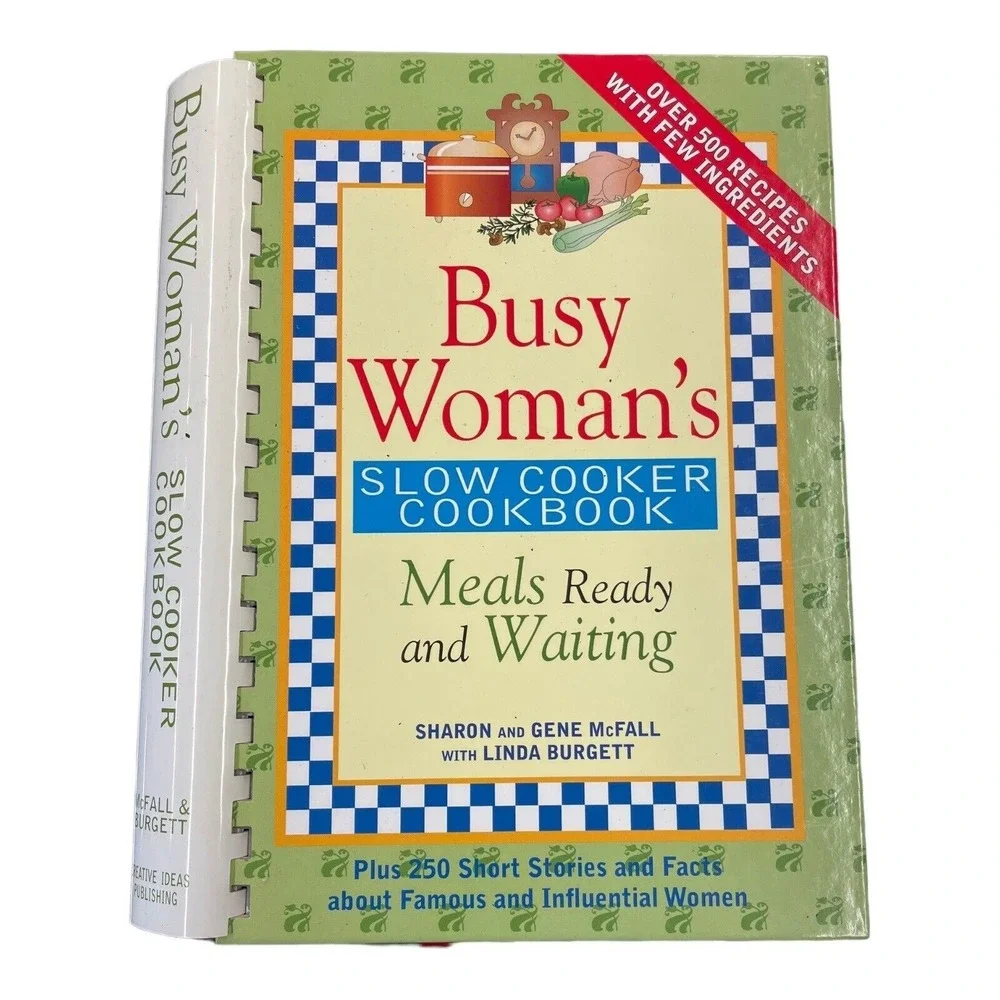 Busy Womans Cookbook‎ By Sharon Mcfall Slowcooker Cookbook First Edition